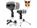 Tom Snare Drum Kick Bass Microphone for Conga Bongo Instrument Djenbe Cajon Mic