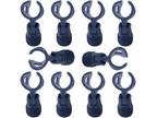 10PACK LOT small compact condenser size plastic mic microphone stand clip holder