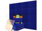 18 Pack Blue Acoustic Panels 12"X12"X 0.4"Sound Absorbing Soundproof Wall Panels