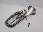 Elkhart Buescher Baritone Euphonium Silver Plated Horn Instrument