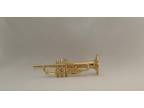 Trumpet Brass w/ Gold Plated Handmade Mini Music Instrument Refrigerator Magnet