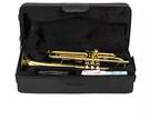 New Trumpet Bb B Flat Brass Gold with Mouthpiece Strap Gloves Case for Beginner