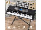 MUSTAR 61Key Electric Piano Keyboards kids Gifts with Stand,Headphone Microphone