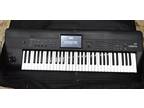 Korg KROME-61 Synthesizer Keyboard Workstation Black keyboard