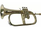 Brass Flugel Horn 3-Valve SALE FLUGELHORN FAST SHIPPING WITH CASE