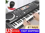 Kids 61 Key Music Electronic Keyboard Electric Digital Piano Organ Xmas Gift US