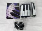 ELECTRONIC KEYBOARD HAND ROLL UP PIANO 37 KEYS, 99 RHYTHMS, 16 Instruments NEW