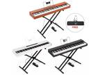 MUSTAR 88Key Full Size Semi-Weighted Digital Piano Electric Keyboard Stand,Pedal