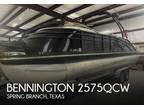 25 foot Bennington 2575qcw