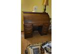 Walnut rolltop desk - PRICE REDUCTION, now