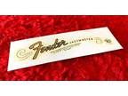 Fender Jazzmaster 1964 1965 1966 1967 Transition Logo decal Ephemera