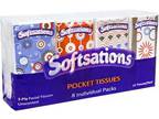 Nicole Home Collection 3-Ply Pocket Facial Tissues 1 Count (Pack of 8), White
