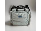 BMI DJ Record Bag Ruck Sack 60 Vinyl LP Gray Pockets VINTAGE Rare Disco 12”