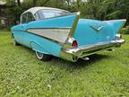 1957 Chevrolet Bel Air Sport Coupe With an Older Restoration