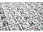 Uncut Sheet (50) US $1 Dollar Bills Washington DC Series 2017 LOWEST PRICE NEW.