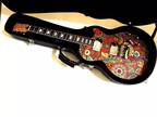 Ddcc USA Customs Lp Islander II Hand Engraved & Hand Painted One off Guitar