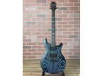 PRS SE Swamp Ash CE 24 Sandblasted Electric Guitar - Sandblasted Blue