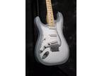 Left Handed White ST Electric Guitar SSS Pickup Maple Fretboard Antigua Burst