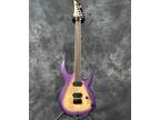 Custom Electric Guitar H-H Pickups Purple Maple Burr Top Ash Body Free Shipping