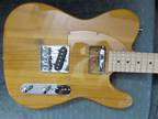 Cashner~ TeleJet w/Clear Pickguard, Optional Bridge Humbucker