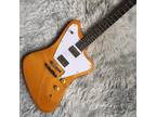 PX6 Electric Guitar Yellow Body HPL Fretboard Chrome Parts White Pickguard 2H