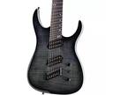 Ormsby Run 6 Hype GTR 7 String Multi Scale Dahlia Black
