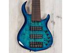 Sire Marcus Miller M7 2nd Gen Fretless 6-String Bass, Rosewood, Trans Blue