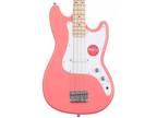 Squier Sonic Bronco Bass - Tahitian Coral