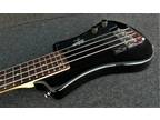 HOFNER HCT-SHB-BK-0 SHORTY contemporary TRAVEL Elect BASS Guitar BLACK & Gig Bag