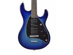 2021 Ernie Ball Music Man Steve Morse Hardtail in Morse Blue Burst