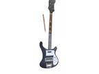 Rickenbacker 4003 Jetglo Electric Bass Guitar Used Needs Miner Touch-Up Paint