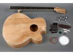UNFINISHED Full Sized BASS ACOUSTIC-ELECTRIC GUITAR DIY KIT WITH Equalizer