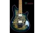 EVH Wolfgang Special QM, Baked Maple Fingerboard - Indigo Burst