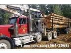 SELF LOADER LOG HAULING TIMBER Log TRUCKS Western Washington