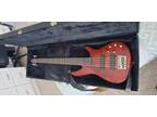 Ibanez 5 String Active Bass Sr 905 With Hard Case and strap with strap locks