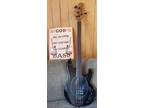 SBMM Fretless RAY34BK Bass -Upgraded with Black Hardware, New Gig Bag