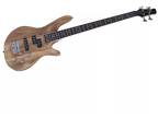 24 Frets 4 Strings Electric IB Bass Guitar with Cable Wrench Tool Natural Color