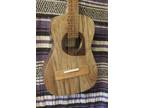 Wishnevsky Parlor 6 String Guitar, Scale 24.5" Native woods, Curly Walnut back