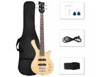 Glarry GW101 36 " Child Electric Bass Guitar Mahogany Body Right Handed