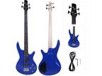 New Blue 4 Strings Electric IB Bass Guitar