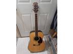 Mitchell MD-300S Dreadnought Solid Spruce Top/Mahogany Back Sides READ
