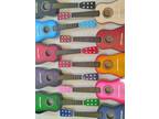 Acoustic Guitar Wood Beginner Small Toy Guitarra Kids Gift Color Musical Learn