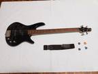 Ibanez Gio Soundgear 4 String Electric Bass Guitar, In Black