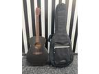 Art & Lutherie AMI Cherry Top Parlor Acoustic Guitar With Soft Case (E16002227)