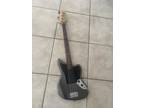 Squier Affinity Series Jaguar Bass H Guitar - Charcoal Frost Metallic USED