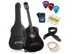 38-inch Beginner Acoustic Guitar Package - Starter Bundle Kit & Accessories