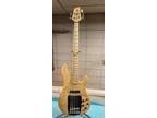 RARE Ibanez PREMIUM ATK Natural Wood 5 String Bass