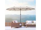 Double (Twin) Peaked market Umbrella