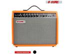 5Core 40W Electric Guitar Amp, Guitar Amplifier w/ Built-In Speaker/⚫