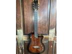 Cordoba Stage Nylon-String Acoustic-Electric Thin Line Guitar Edge Burst